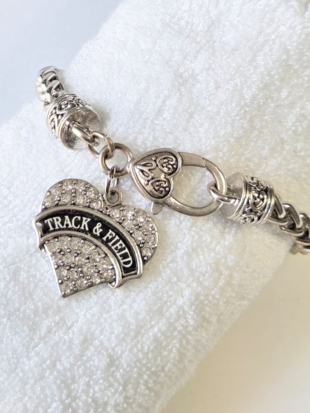 SPORTYBELLA Track & Field Rope Charm Bracelet
